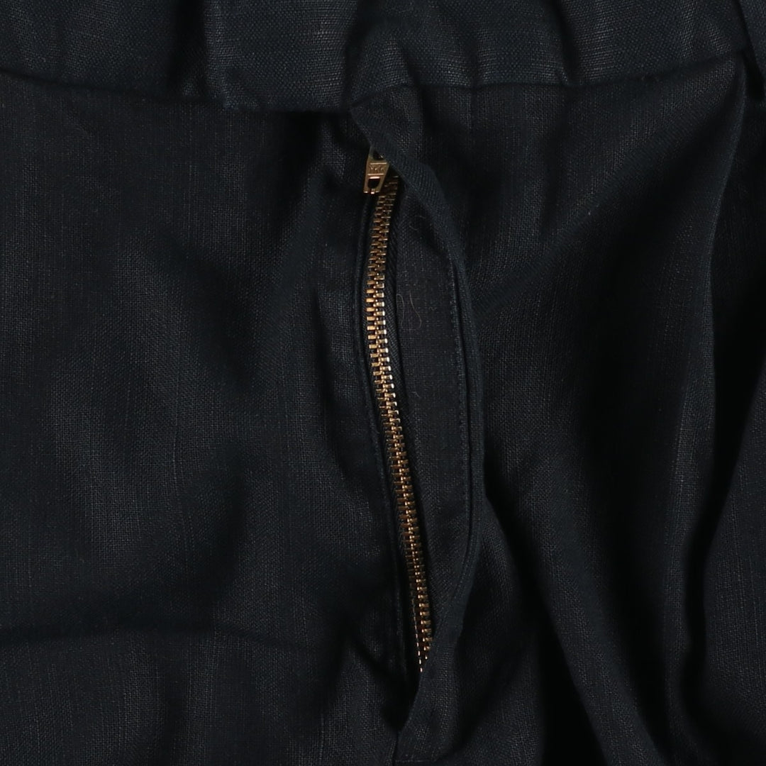 Dockers Recode Two-Pleated Linen Pants, Men's Size 35 linen black type Vintage Second Hand