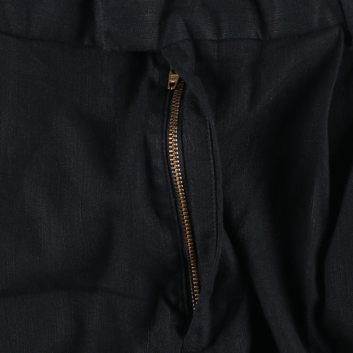 Dockers Recode Two-Pleated Linen Pants, Men's Size 35 linen black type Vintage Second Hand