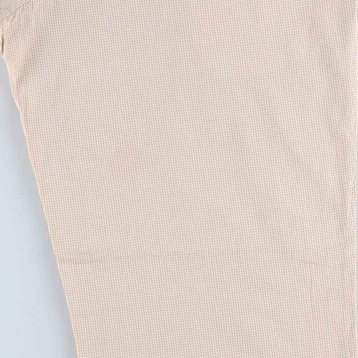 HAROLD POWELL Gingham Check Two-Pleat Seersucker Cotton Slacks Pants, Men's W33 (approx.) cotton white type Vintage Second Hand
