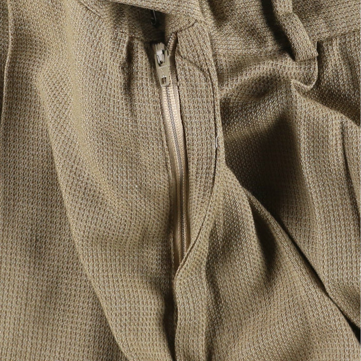 1990'S Levi's SLATES Two-Pleat Slacks Pants, Men's Size W33 (approx.), Vintage Rayon Khaki type beige Vintage Second Hand