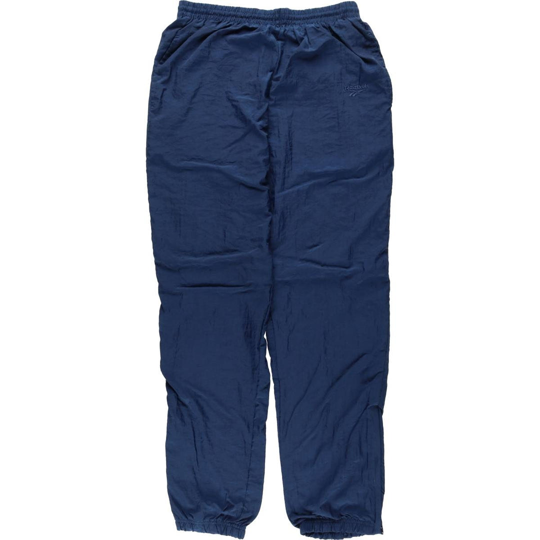 Reebok Nylon Pants, Shaka Shaka Pants, Men's Size Medium Nylon navy blue type Vintage Second Hand