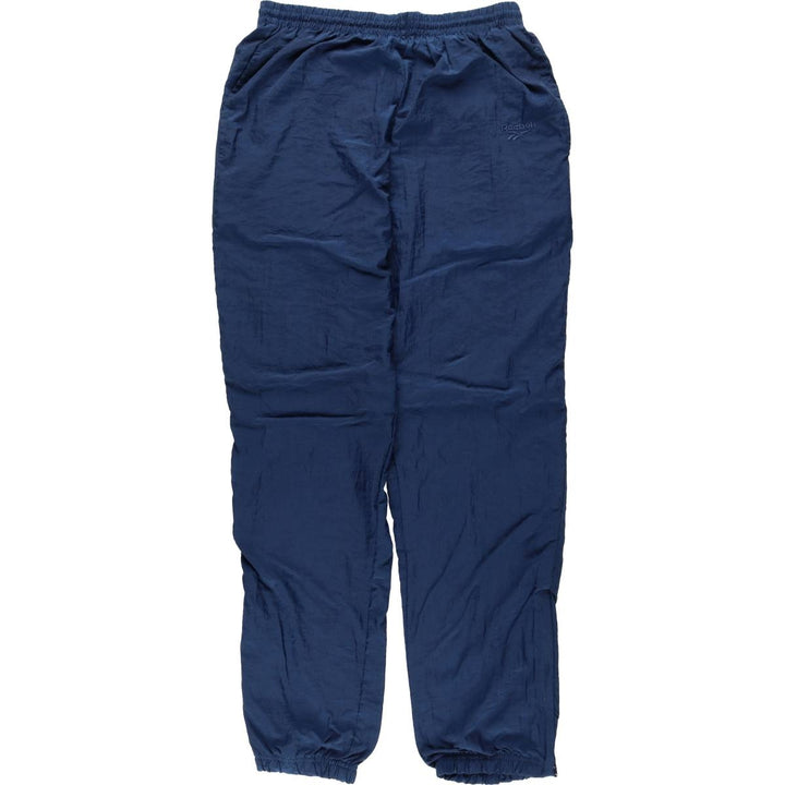 Reebok Nylon Pants, Shaka Shaka Pants, Men's Size Medium Nylon navy blue type Vintage Second Hand