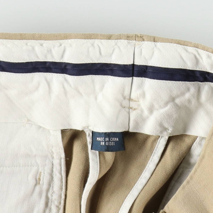 Ralph Lauren POLO by Ralph Lauren Cotton x Linen Pants/Slacks, Men's W35 (approx.) linen Beige type Vintage Second Hand