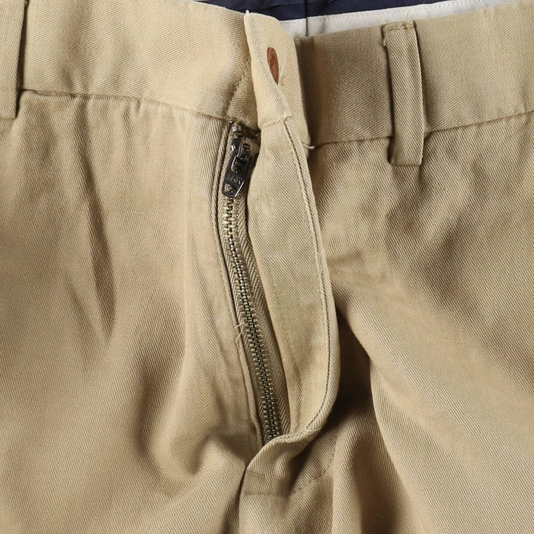 Ralph Lauren POLO by Ralph Lauren Cotton x Linen Pants/Slacks, Men's W35 (approx.) linen Beige type Vintage Second Hand