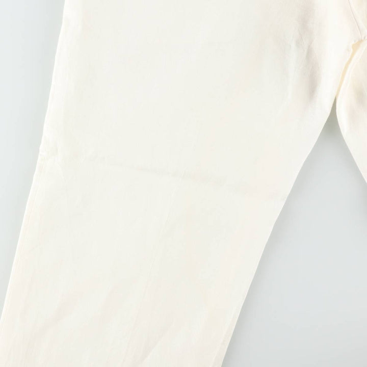 Ralph Lauren linen pants/slacks, men's size W36 (approx.) linen white type Vintage Second Hand