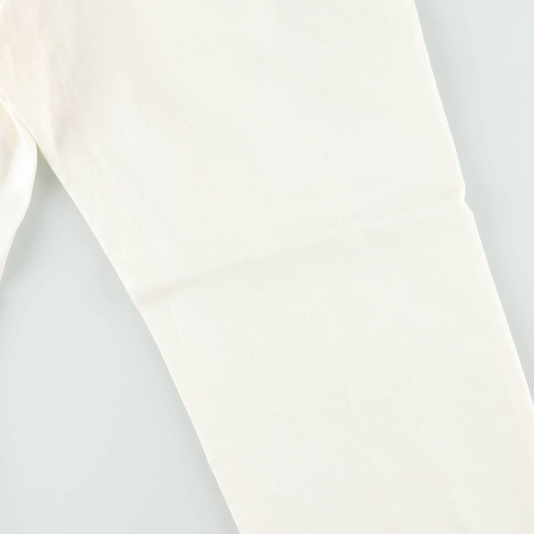 Ralph Lauren linen pants/slacks, men's size W36 (approx.) linen white type Vintage Second Hand