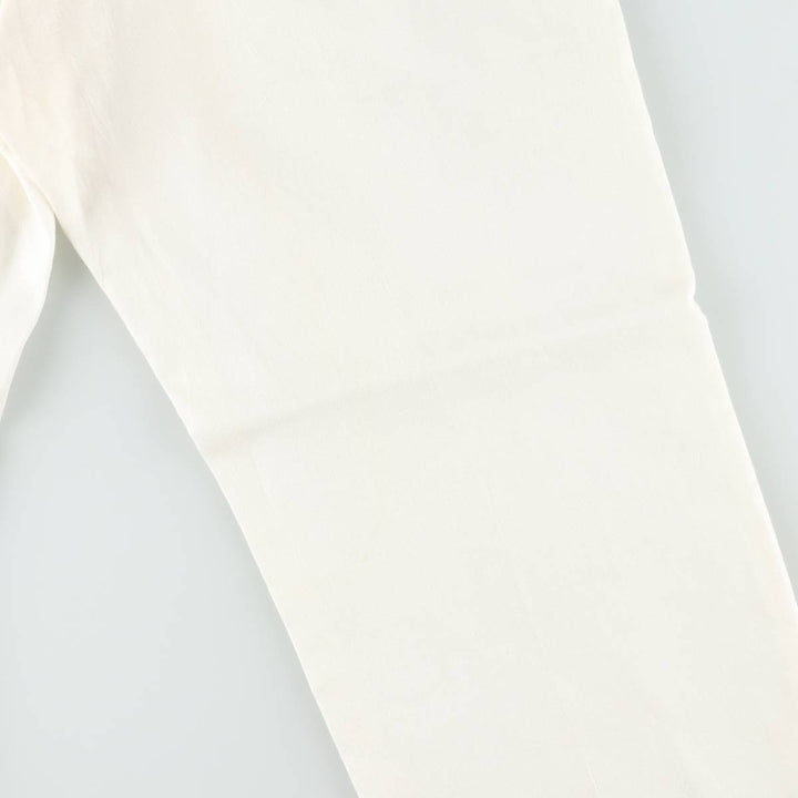 Ralph Lauren linen pants/slacks, men's size W36 (approx.) linen white type Vintage Second Hand