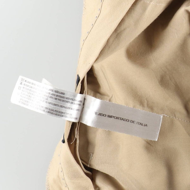 Massimo Dutti Euro Linen Pants/Slacks, Men's W36 (approx.) linen Beige type Vintage Second Hand