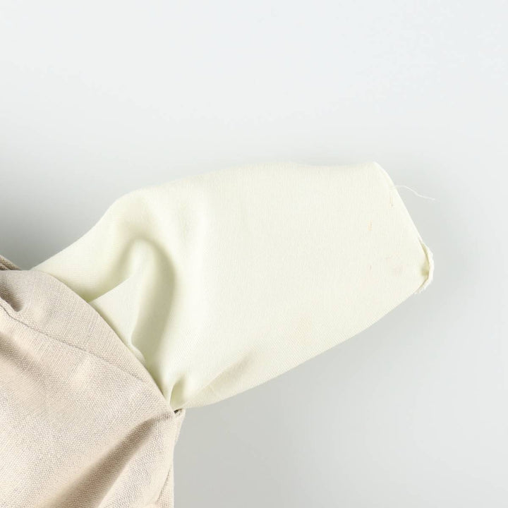 Dockers Khakis Two-Pleat Cotton x Linen Trousers, Men's W35 (approx.), Vintage linen unbleached Vintage Second Hand