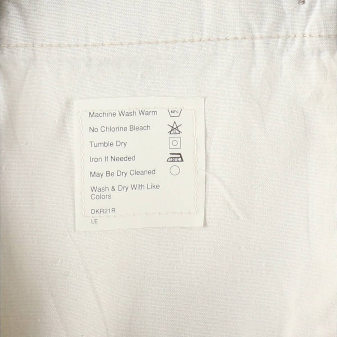 Dockers/Levi's gingham check two-pleat cotton slacks, made in USA, men's size W36 (approx.), vintage. cotton unbleached Vintage Second Hand