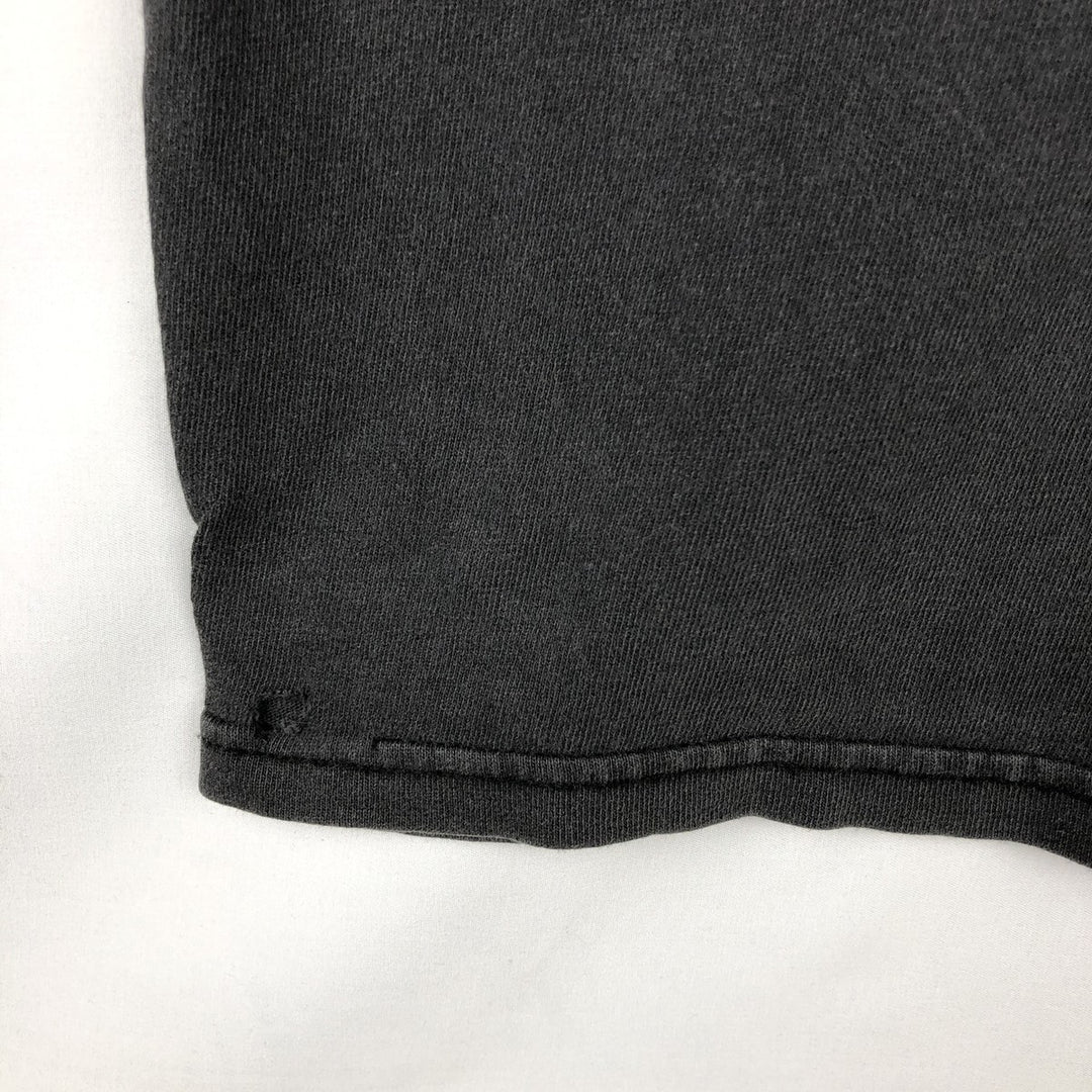 HARD ROCK CAFE Hard Rock Cafe Advertising T-shirt Men's L size unclear black type Vintage Second Hand