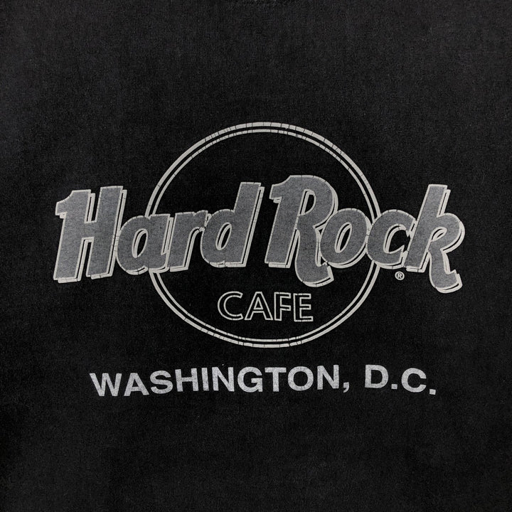 HARD ROCK CAFE Hard Rock Cafe Advertising T-shirt Men's M size cotton black type Vintage Second Hand