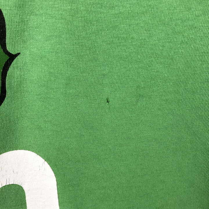 M and M's Advertising T-shirt, Men's XL equivalent. cotton green type Vintage Second Hand