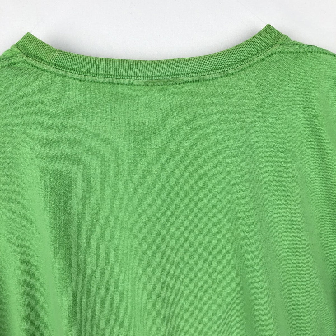 M and M's Advertising T-shirt, Men's XL equivalent. cotton green type Vintage Second Hand