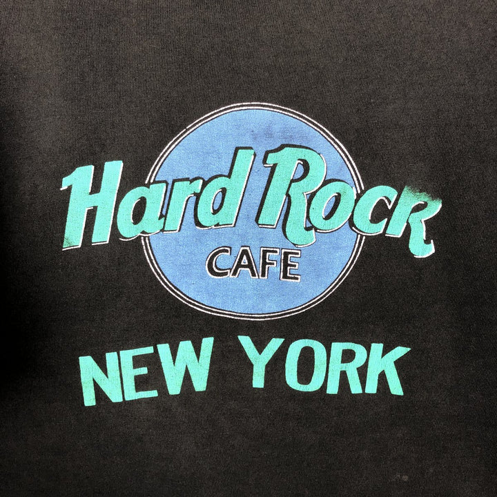 HARD ROCK CAFE Hard Rock Cafe Advertising T-shirt Men's XL size unclear black type Vintage Second Hand