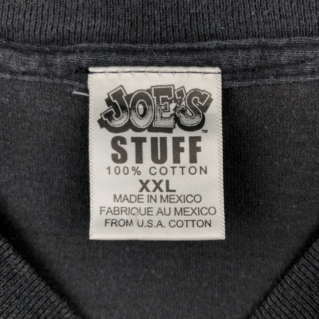 Joe's Crab Shack Advertising T-Shirt, Men's XXL (approx.) cotton black type Vintage Second Hand