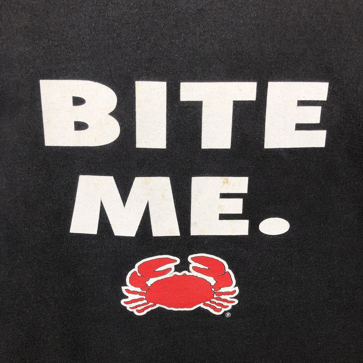 Joe's Crab Shack Advertising T-Shirt, Men's XXL (approx.) cotton black type Vintage Second Hand
