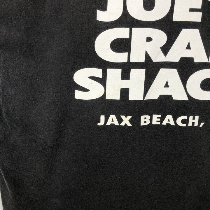 Joe's Crab Shack Advertising T-Shirt, Men's XXL (approx.) cotton black type Vintage Second Hand
