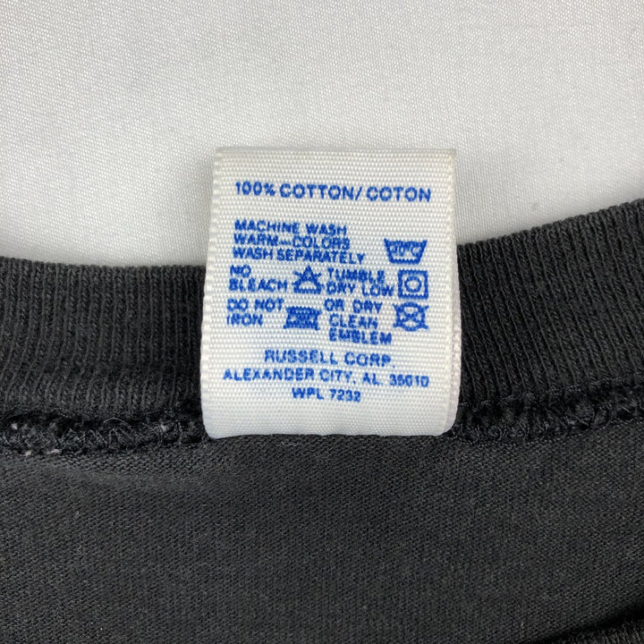 90'S Russell Butch McGuire's Advertising T-Shirt, Made in USA, Men's XL equivalent, Vintage cotton black type Vintage Second Hand