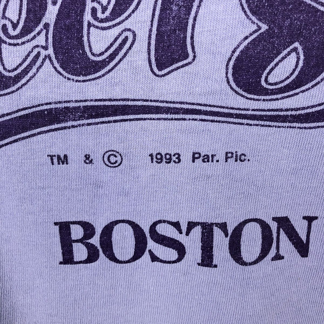 90'S SOF TEE Cheers Advertising T-shirt, Made in USA, Men's XL equivalent, Vintage cotton purple type Vintage Second Hand