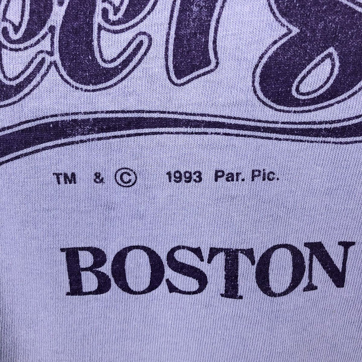 90'S SOF TEE Cheers Advertising T-shirt, Made in USA, Men's XL equivalent, Vintage cotton purple type Vintage Second Hand