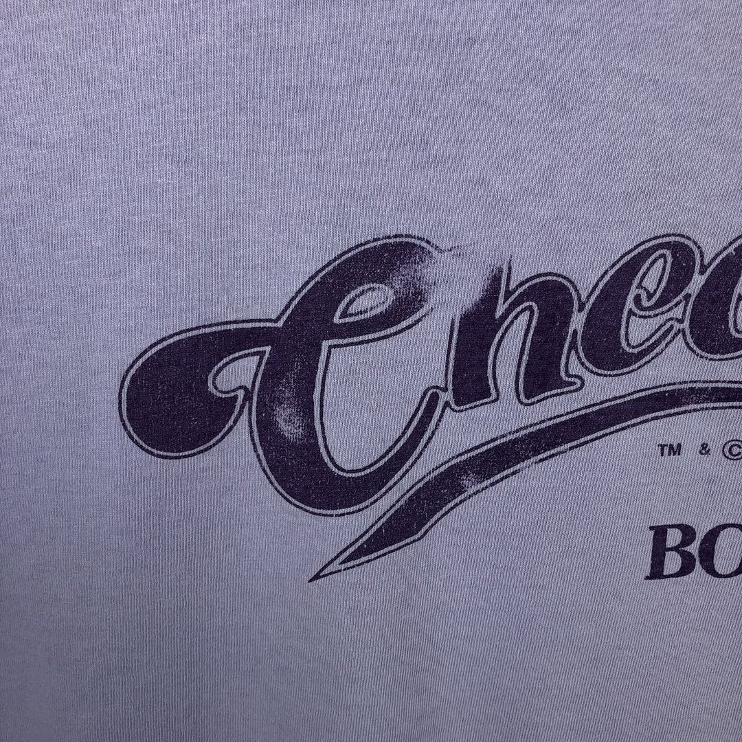 90'S SOF TEE Cheers Advertising T-shirt, Made in USA, Men's XL equivalent, Vintage cotton purple type Vintage Second Hand