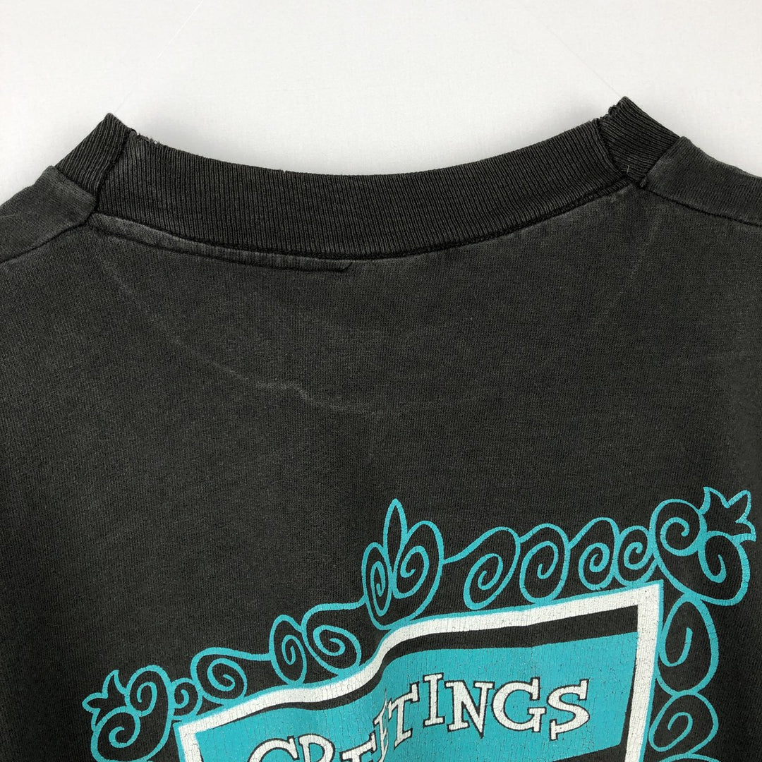 90'S Taco Bell Advertising T-Shirt, Men's Size XL (Equivalent), Vintage unclear black type Vintage Second Hand