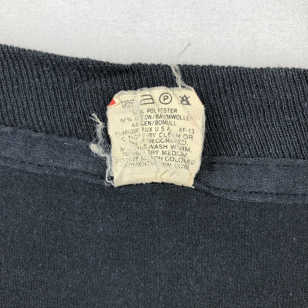 Screen Stars Sand Bar Advertising T-Shirt, Made in USA, Men's XL (approx.), Vintage. cotton black type Vintage Second Hand