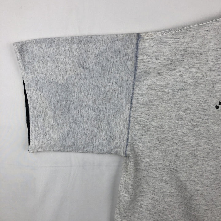 90'S BELTON NOT BOB'S advertising T-shirt, Made in USA, Men's size L equivalent, Vintage cotton gray type Vintage Second Hand