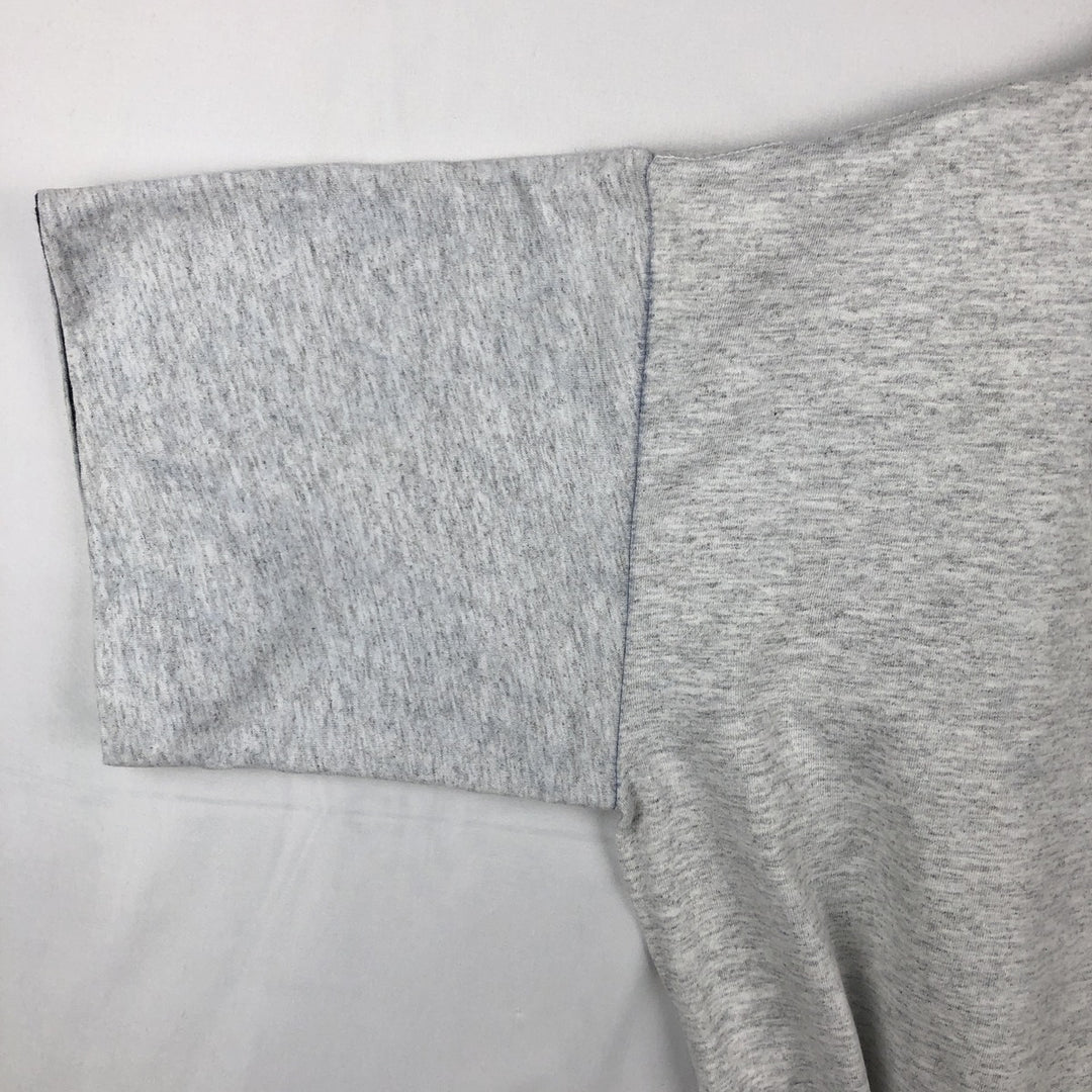 90'S BELTON NOT BOB'S advertising T-shirt, Made in USA, Men's size L equivalent, Vintage cotton gray type Vintage Second Hand