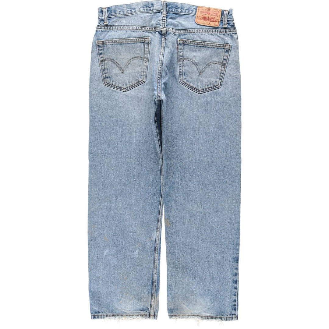 2000'S Levi's REGULAR FIT 505-4891 Tapered Denim Pants, Men's W36 equivalent. cotton blue type Vintage Second Hand