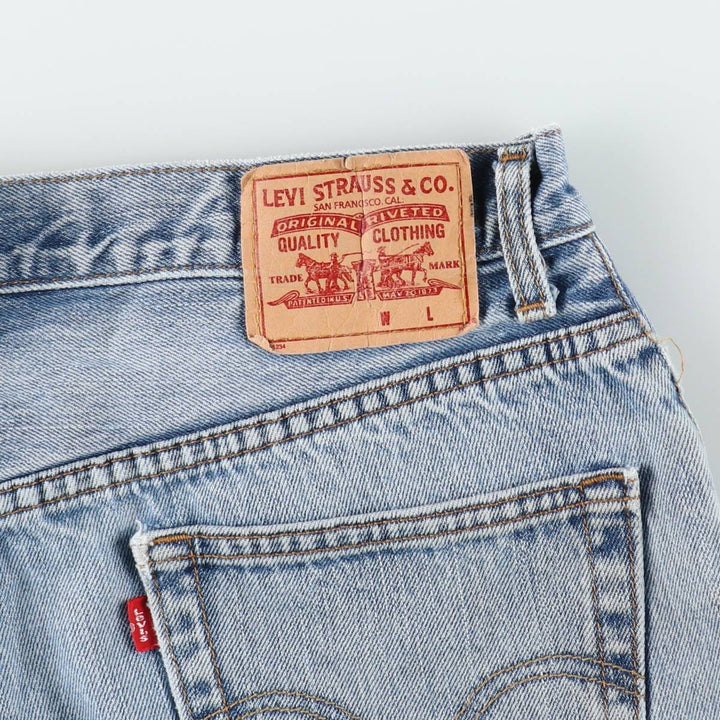 2000'S Levi's REGULAR FIT 505-4891 Tapered Denim Pants, Men's W36 equivalent. cotton blue type Vintage Second Hand
