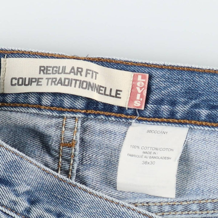 2000'S Levi's REGULAR FIT 505-4891 Tapered Denim Pants, Men's W36 equivalent. cotton blue type Vintage Second Hand