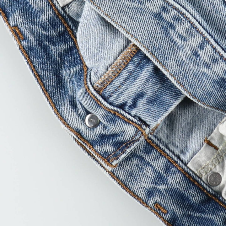 2000'S Levi's REGULAR FIT 505-4891 Tapered Denim Pants, Men's W36 equivalent. cotton blue type Vintage Second Hand