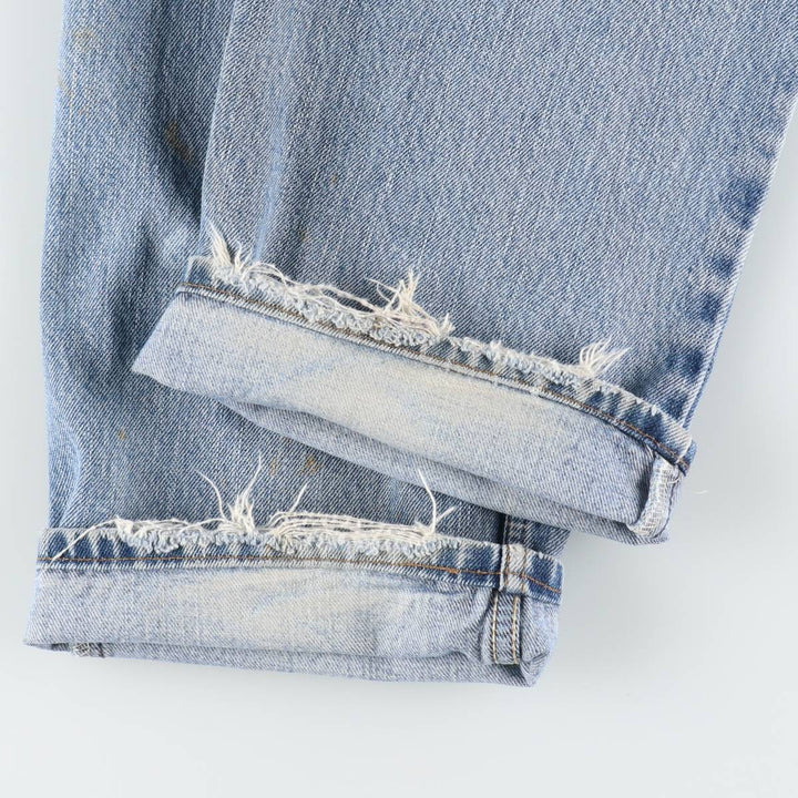 2000'S Levi's REGULAR FIT 505-4891 Tapered Denim Pants, Men's W36 equivalent. cotton blue type Vintage Second Hand