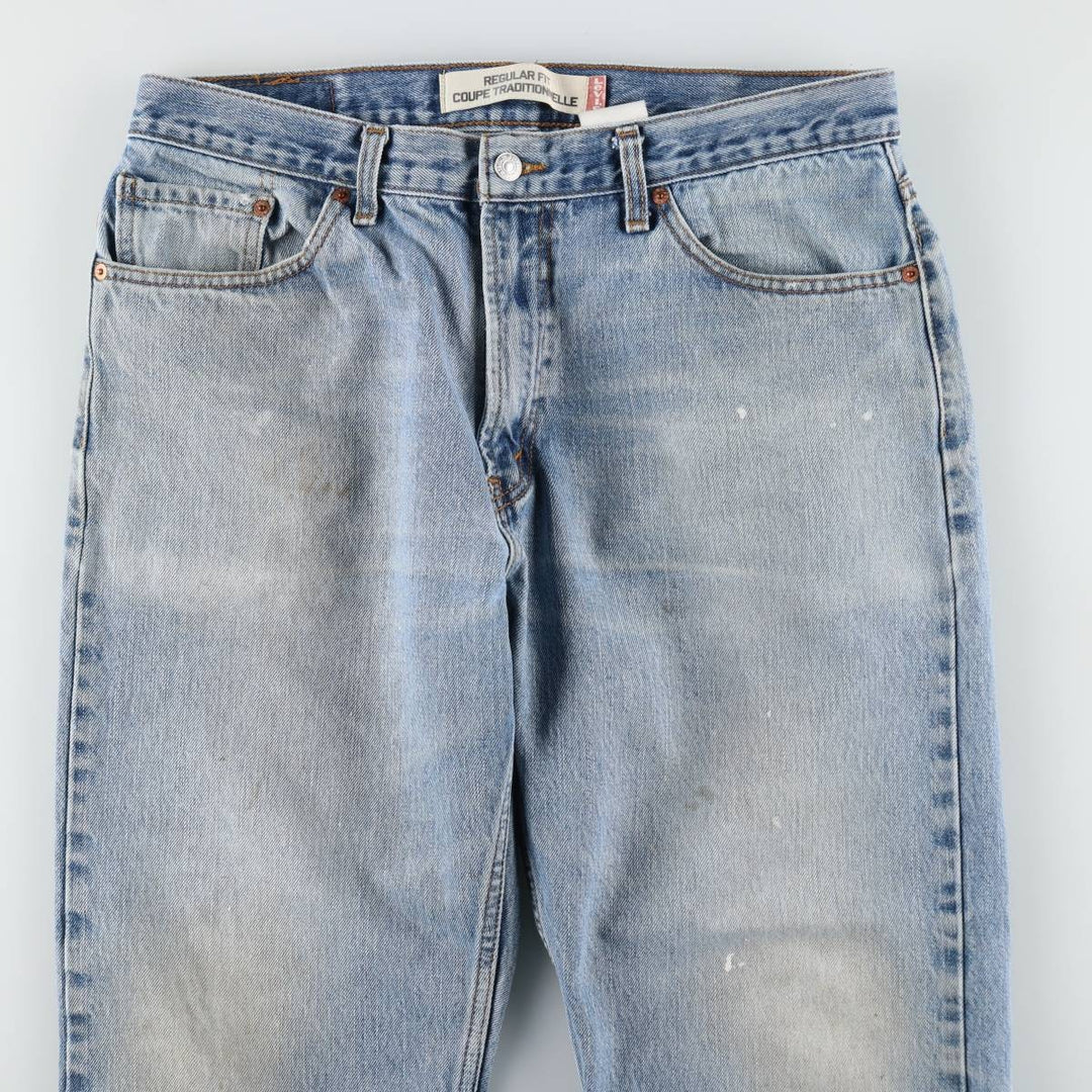 2000'S Levi's REGULAR FIT 505-4891 Tapered Denim Pants, Men's W36 equivalent. cotton blue type Vintage Second Hand