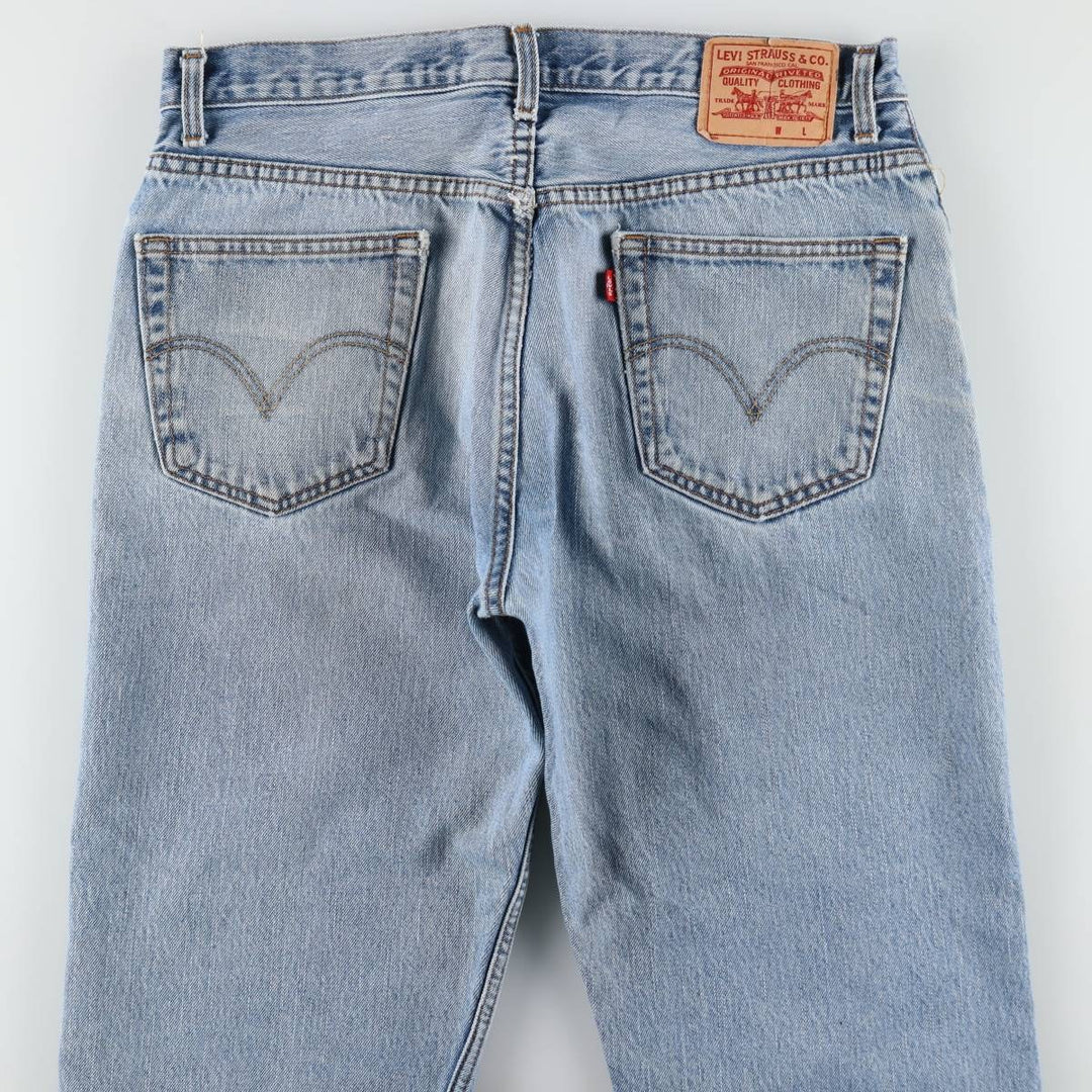 2000'S Levi's REGULAR FIT 505-4891 Tapered Denim Pants, Men's W36 equivalent. cotton blue type Vintage Second Hand