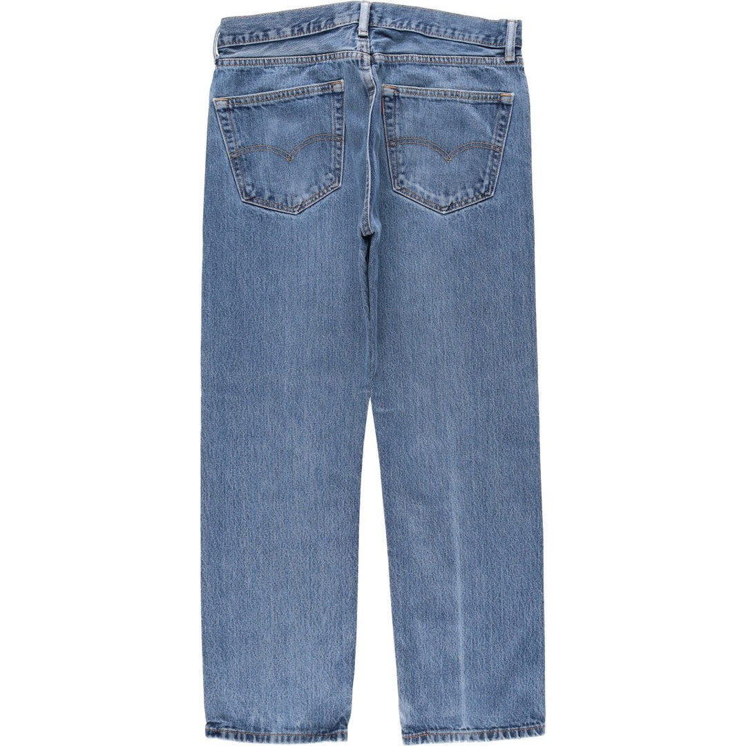 Levi's 505-0216 Tapered Denim Pants, Men's, Size W34 cotton blue type Vintage Second Hand