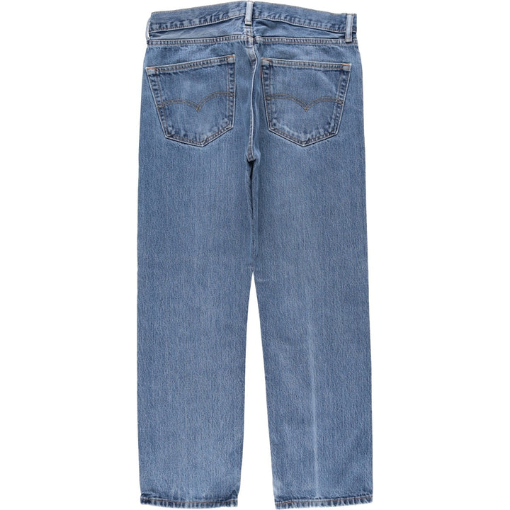 Levi's 505-0216 Tapered Denim Pants, Men's, Size W34 cotton blue type Vintage Second Hand