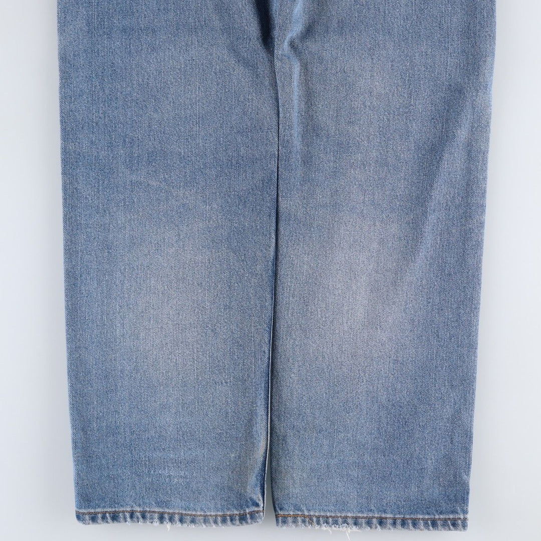Levi's 505 Straight Fit Tapered Denim Pants, Men's Size W37 (approx.), Vintage cotton blue type Vintage Second Hand