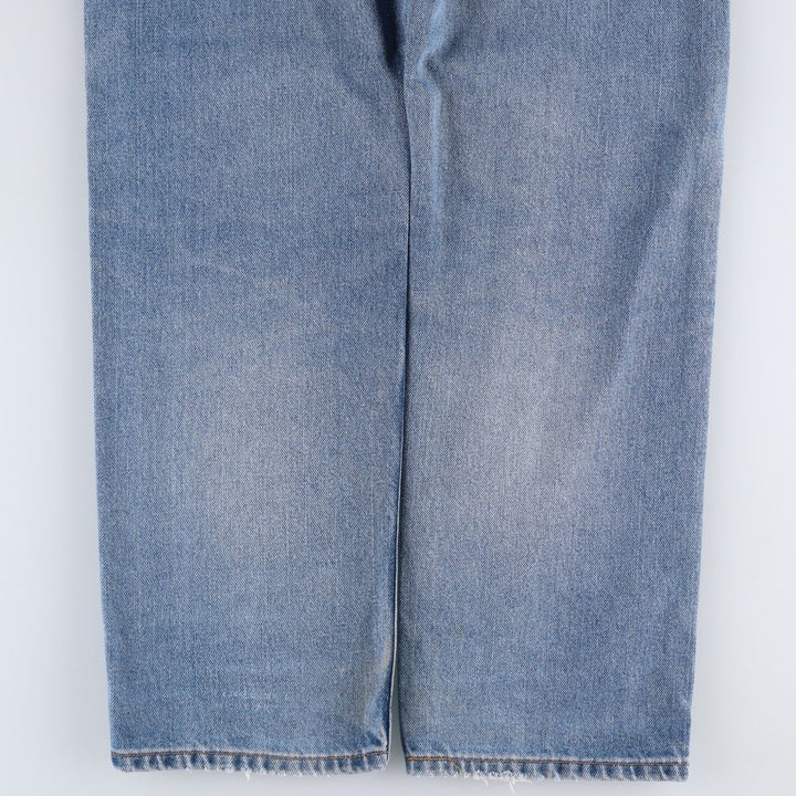 Levi's 505 Straight Fit Tapered Denim Pants, Men's Size W37 (approx.), Vintage cotton blue type Vintage Second Hand
