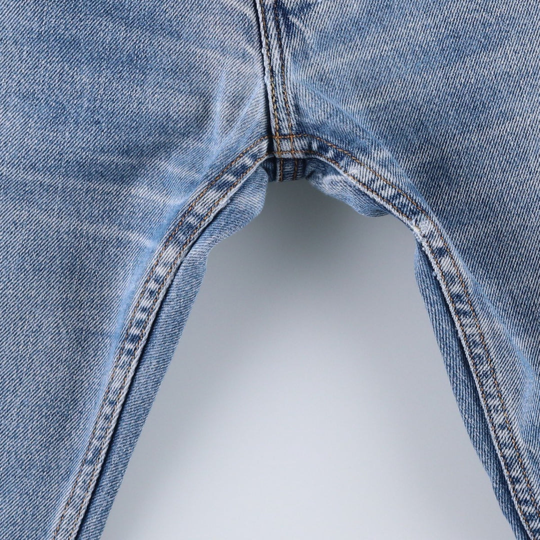 Levi's 505 Straight Fit Tapered Denim Pants, Men's Size W37 (approx.), Vintage cotton blue type Vintage Second Hand