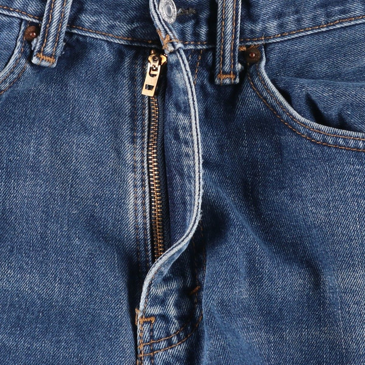 Levi's 505 tapered denim pants for men, equivalent to w35 unclear blue type Vintage Second Hand