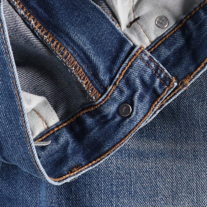 Levi's 505 tapered denim pants for men, equivalent to w35 unclear blue type Vintage Second Hand