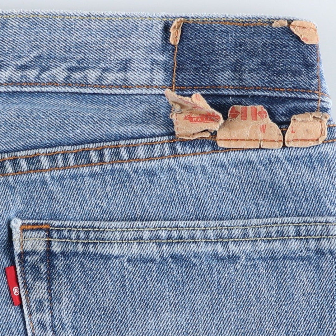 Levi's 505-4891 Tapered Denim Pants, Men's Size W36 (approx.) cotton blue type Vintage Second Hand