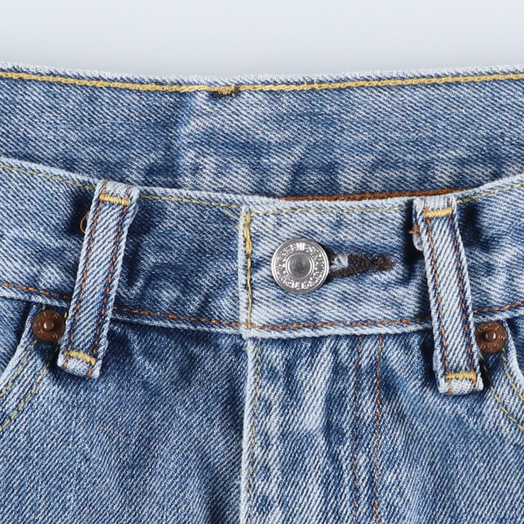 Levi's 505-4891 Tapered Denim Pants, Men's Size W36 (approx.) cotton blue type Vintage Second Hand