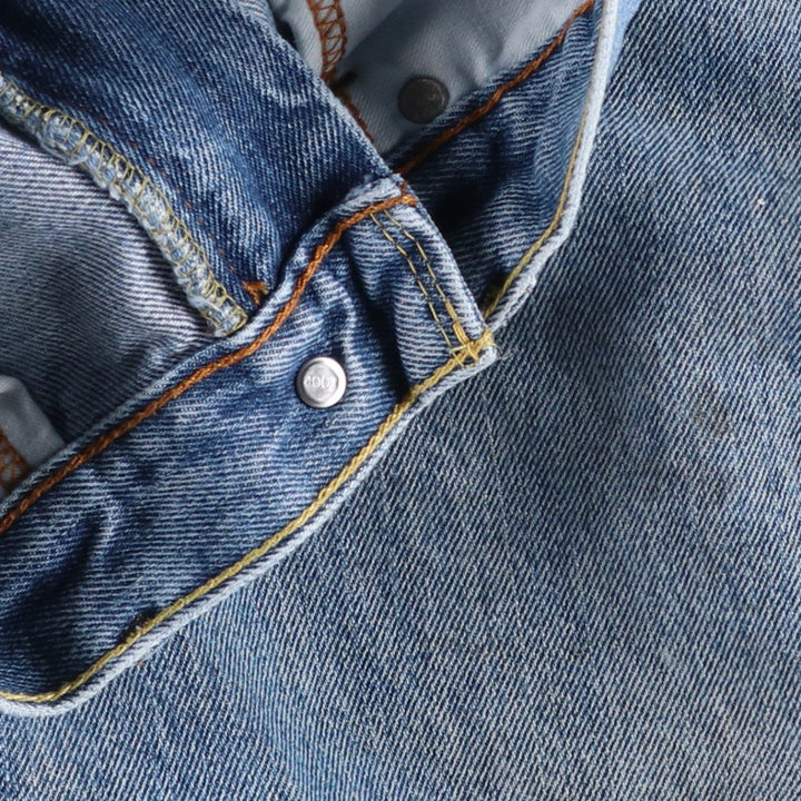Levi's 505-4891 Tapered Denim Pants, Men's Size W36 (approx.) cotton blue type Vintage Second Hand