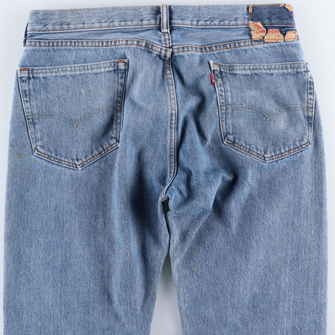 Levi's 505-4891 Tapered Denim Pants, Men's Size W36 (approx.) cotton blue type Vintage Second Hand