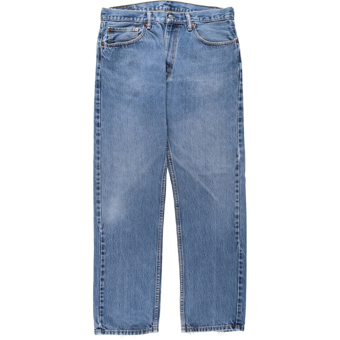 Levi's 505 tapered denim pants for men, equivalent to w35 cotton blue type Vintage Second Hand
