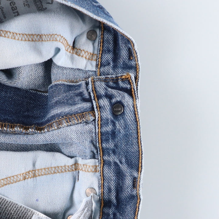Levi's 505 tapered denim pants for men, equivalent to w35 cotton blue type Vintage Second Hand